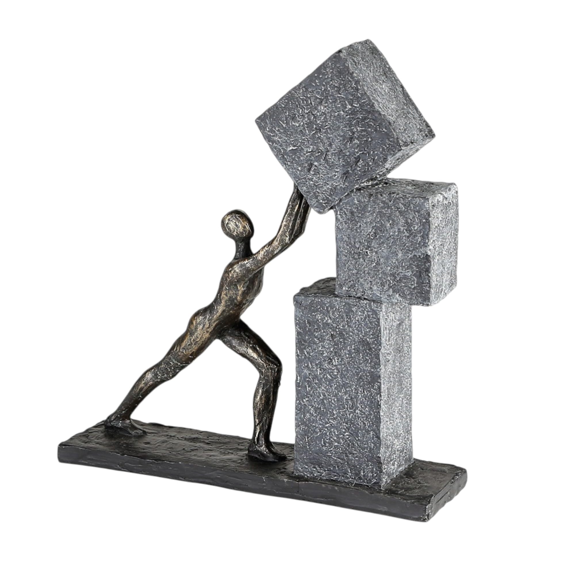 Casablanca - Decorative Sculpture - Stacking - Poly - Colour: Bronze - 30.5 x 28 cm