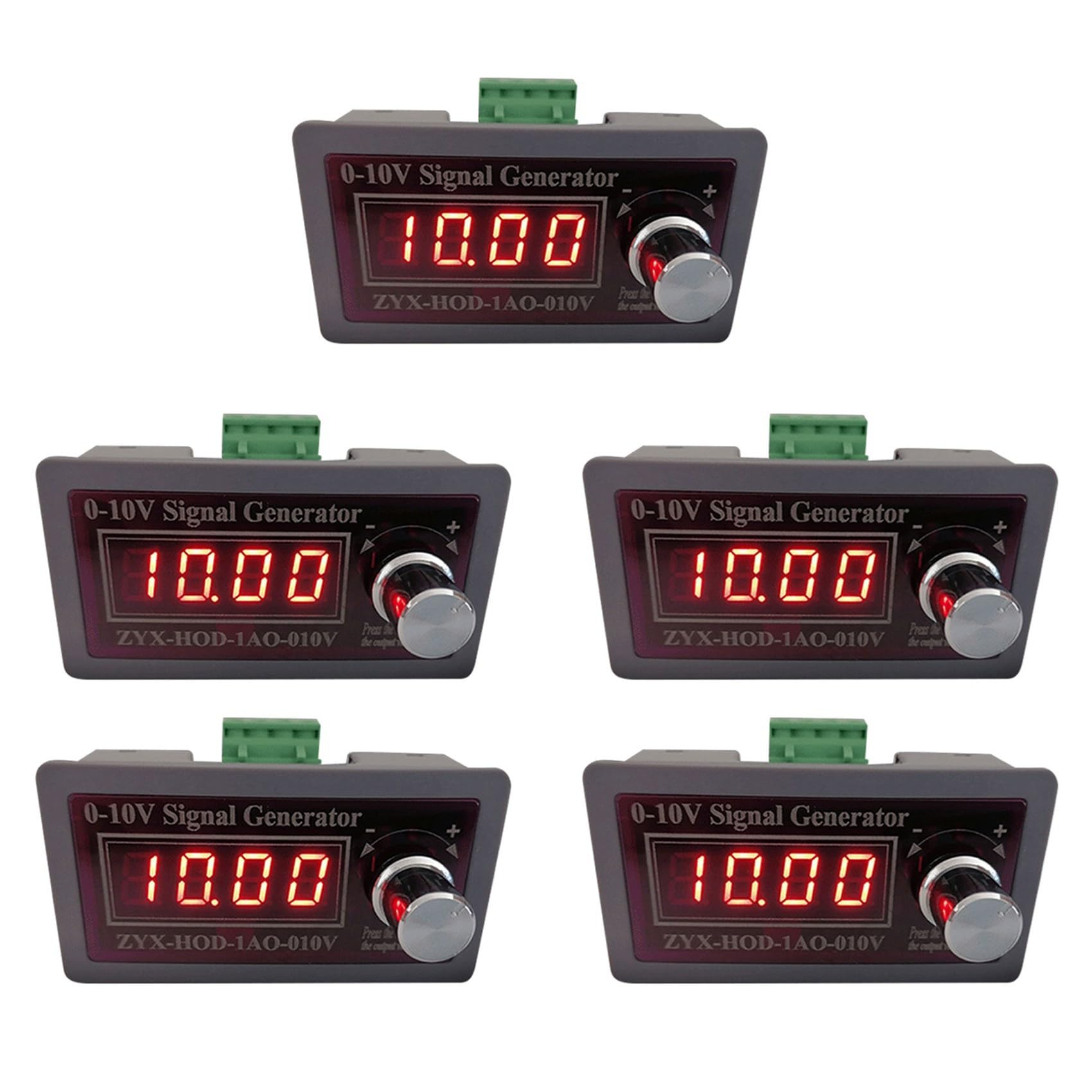 Jnchdghwa As Shown 5X Adjustable Voltage Analog Simulator 0-10V 5-10V Voltage Signal Generator Signal Sources Plc Signal Control