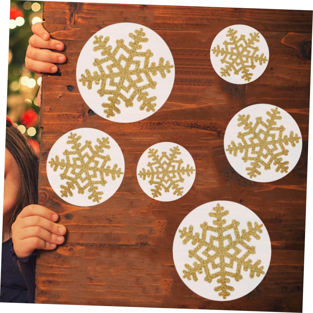 ABOOFAN 36piezas Pegatinas De De Autoadhesivas Para Decoración Navideña Para Paredes y Suelos Decoración Creativa Para Fiestas De Navidad Hogar Oficina