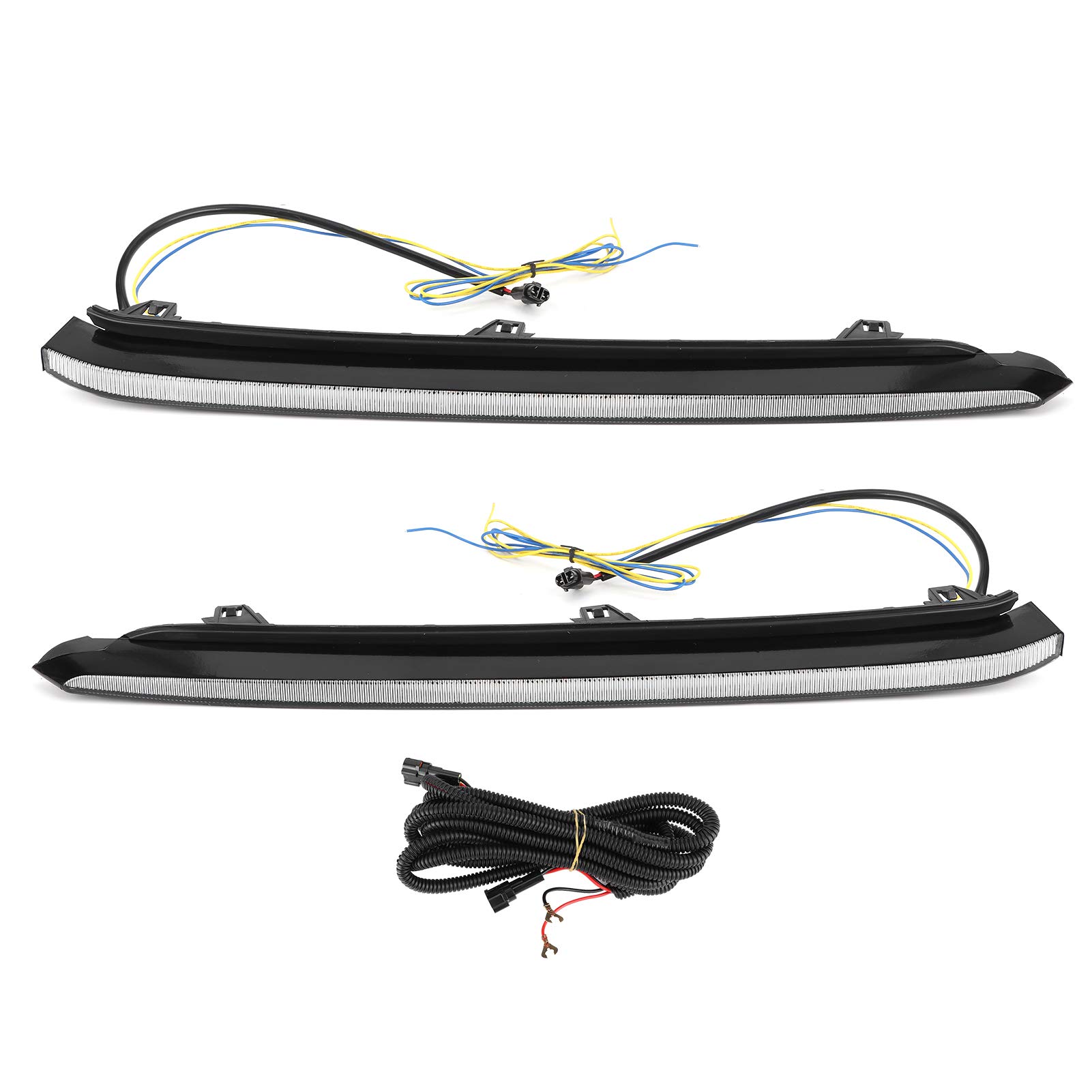 LED DRL Luz, Conjunto de lámpara de señalización de giro compatible con 6 Atenza 2020, 3 colores Daytime Running Light Accedente Kit del parachoques delantero