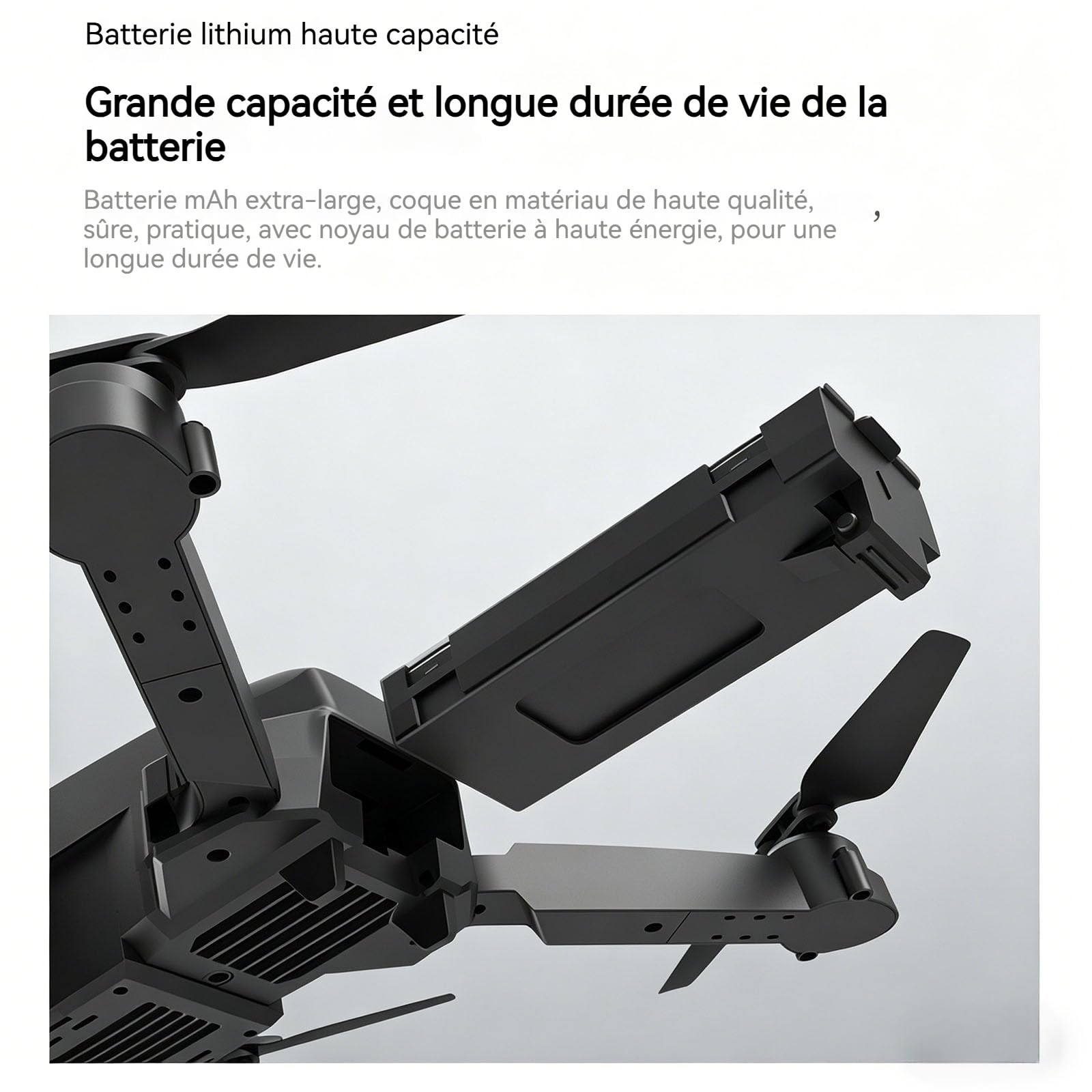 Drone Camera 4k aérienne e525pro 3 batteries télécomman avec double caméra hd quadrirotor photographique et vidéo