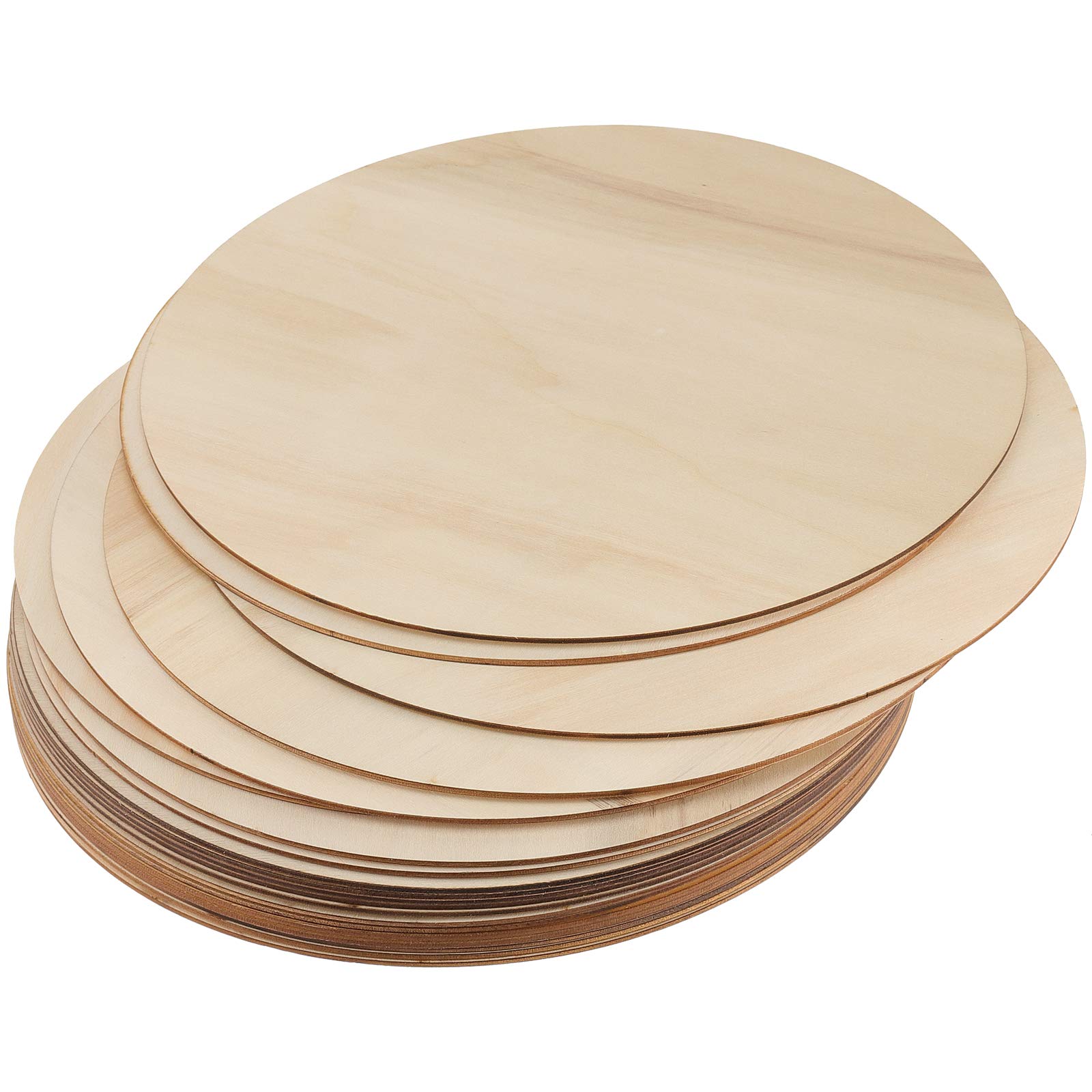 Cercles en bois naturel de 30,5 cm aux finitions soignées pour artisanat