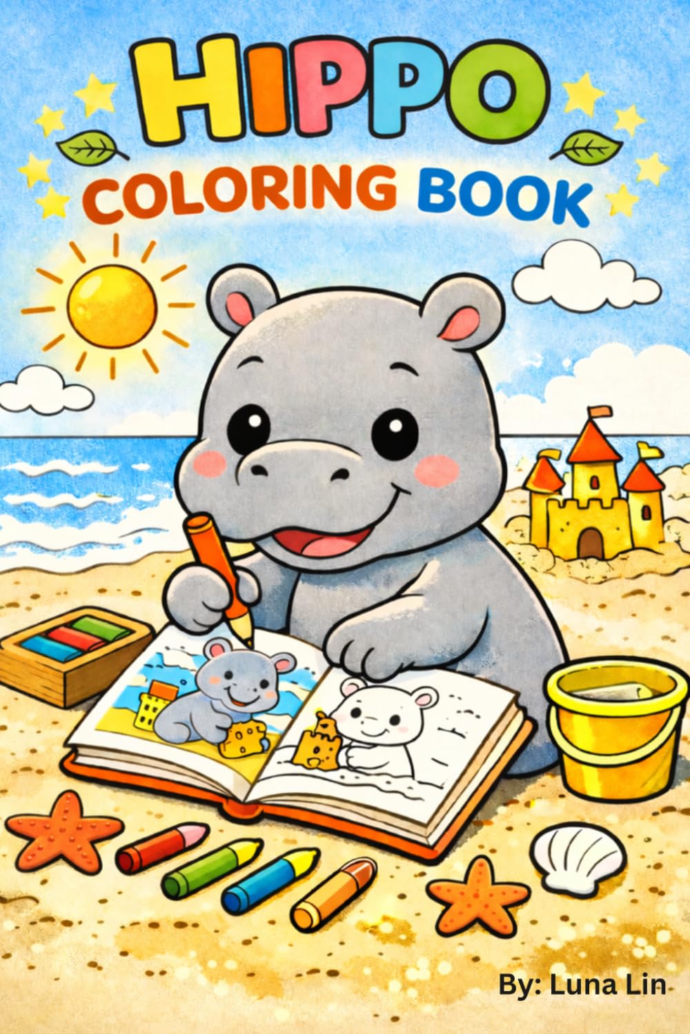 Hippo Coloring Book