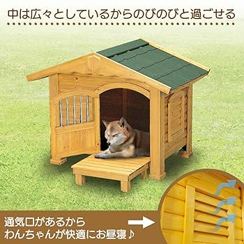 Amazon.co.jp: アイリスオーヤマ ロッジ犬舎 RK-950 : ホーム