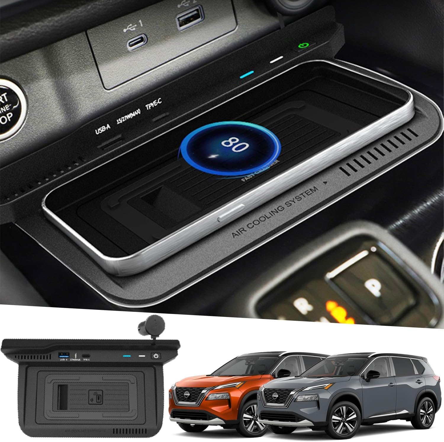 Charging Kit Nissan Wireless Smartphone Charger Car Wireless