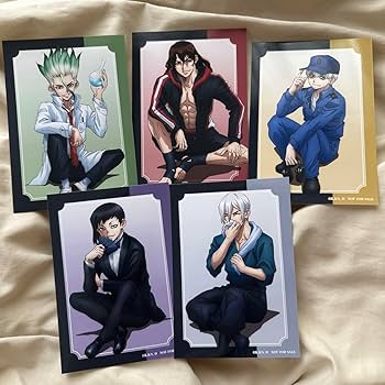 Amazon.co.jp: Dr.STONE アニメイト 特典 ブロマイド 千空 ゲン 羽京