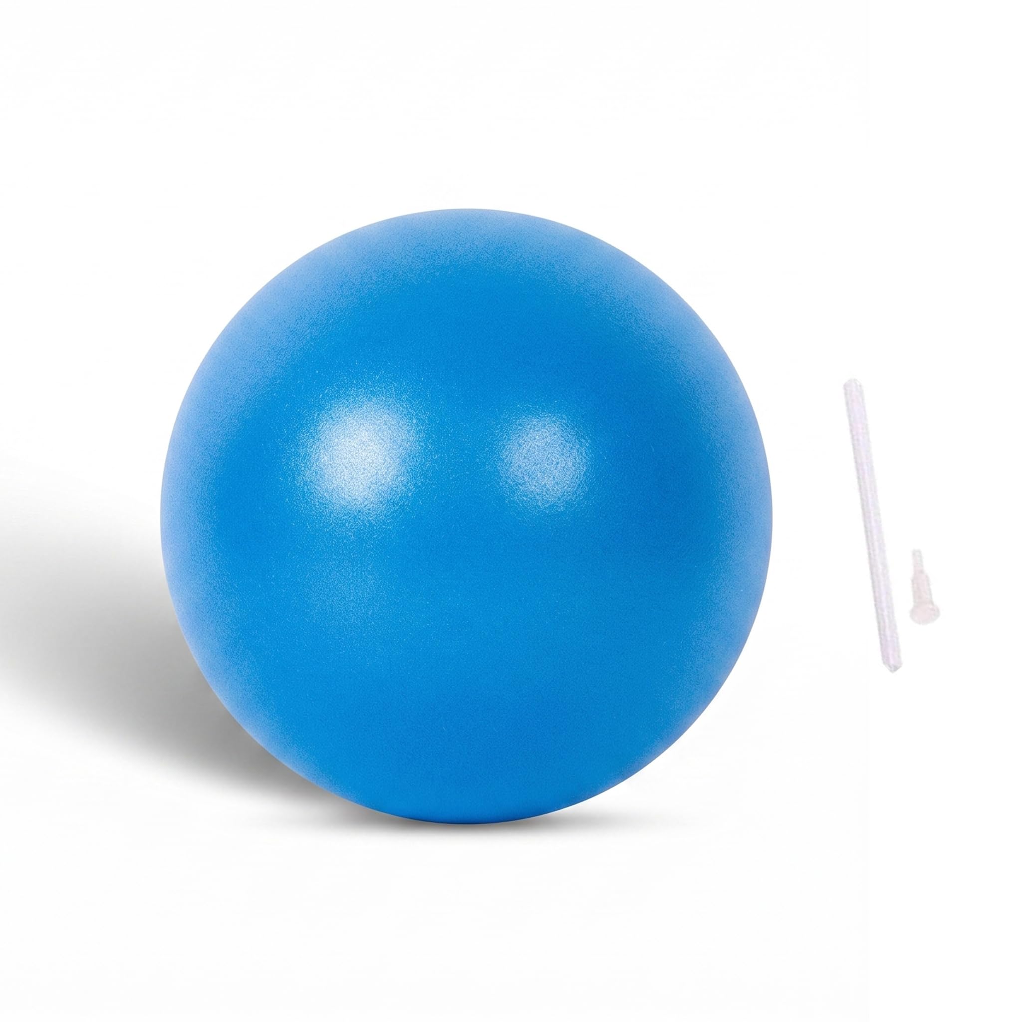 Pelota de Pilates pequeña 23/25 cm – Mini Pelota de Gimnasia Antideslizante y antiexplosión con válvula de inflado fácil. Ideal para Yoga, rehabilitación, Embarazo y Equilibrio en casa