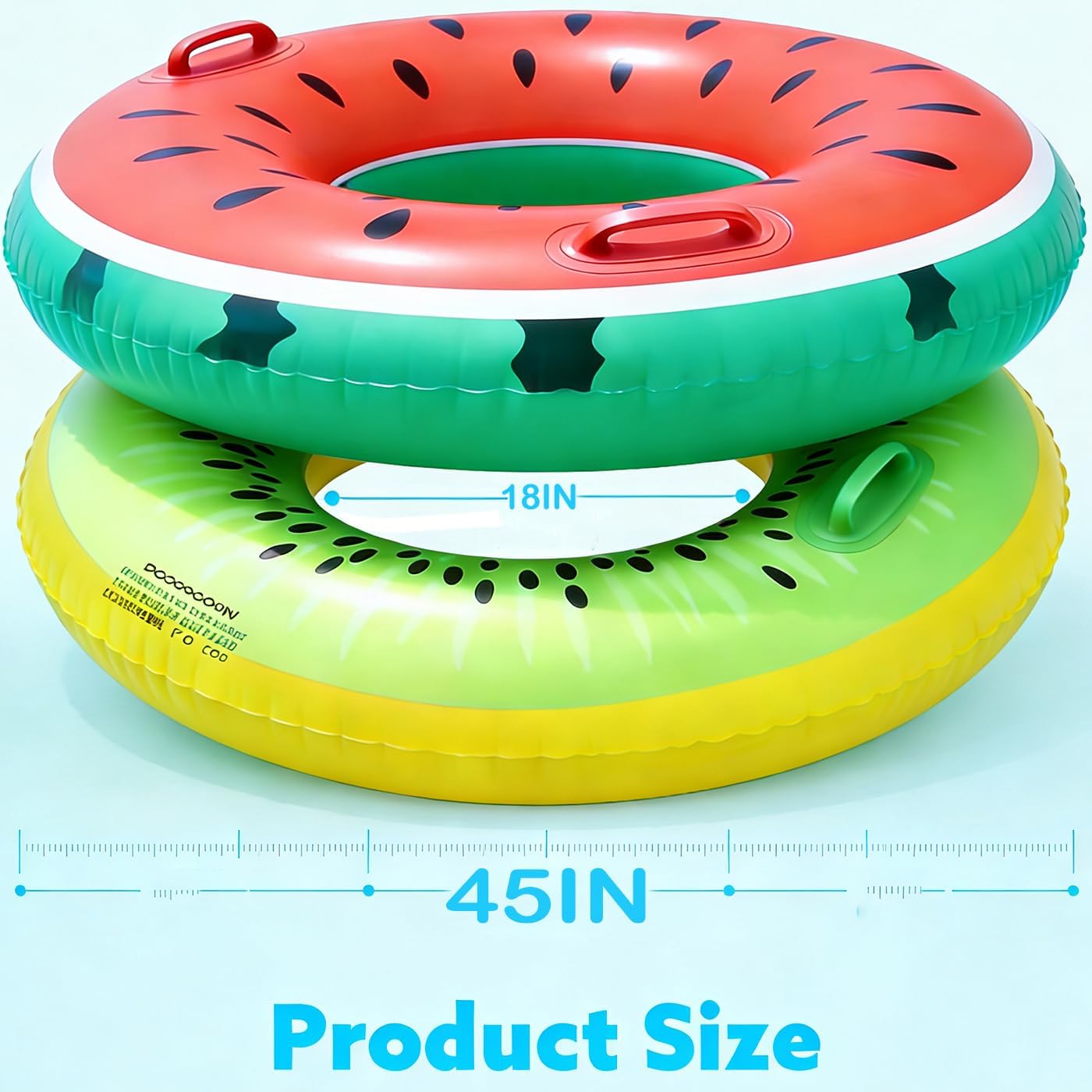 2PCS XL Inflatable Pool Float,47IN Floaties Rafts for Adults Floating Lounger Sun Tanning Big Inflatable Round Floats Cool Water Floaty Swimming Lake Beach Party