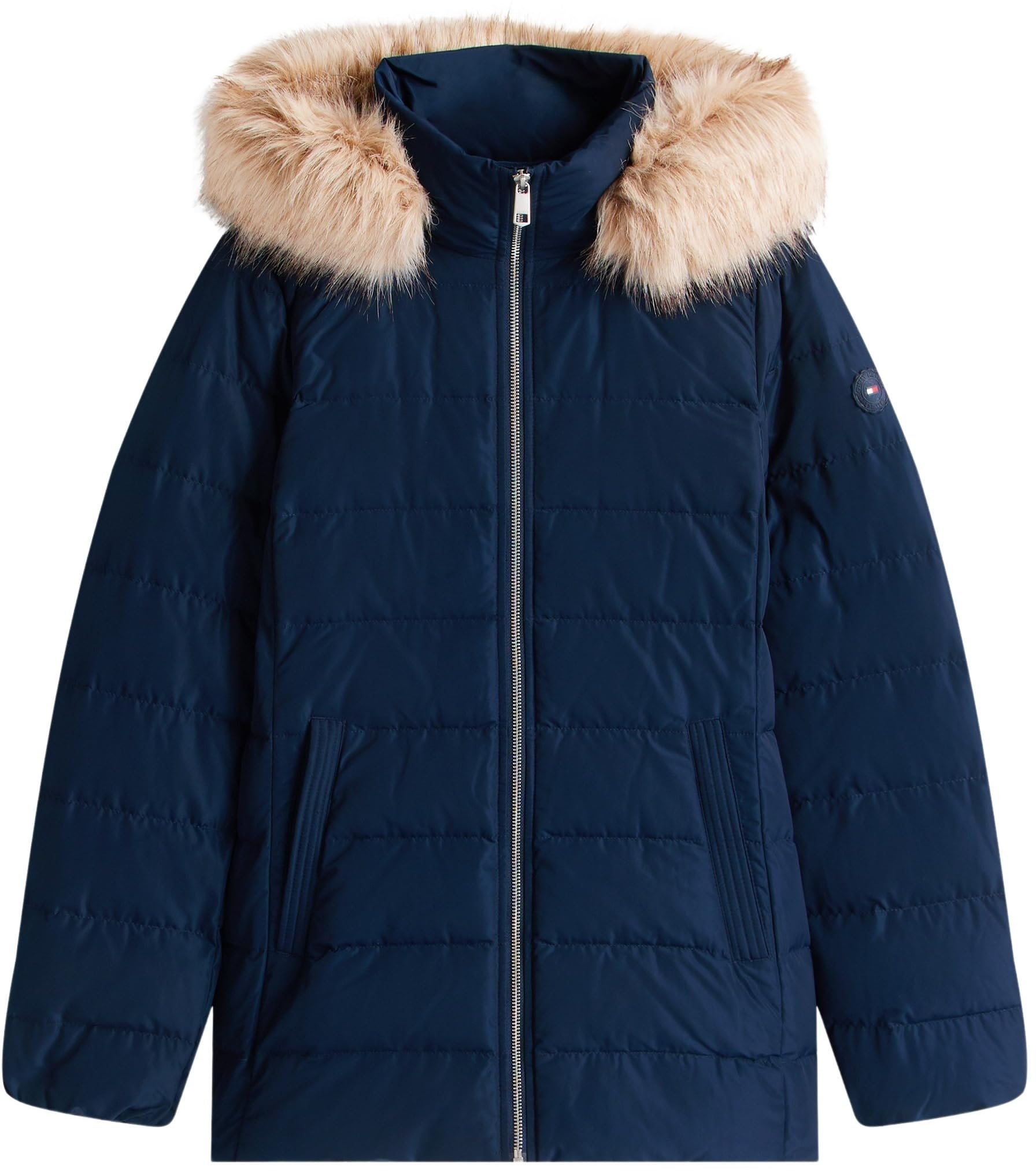 Tommy Hilfiger Kurtka puchowa Kobiety Mw Down Slim Jacket With Fur Ww0ww47542