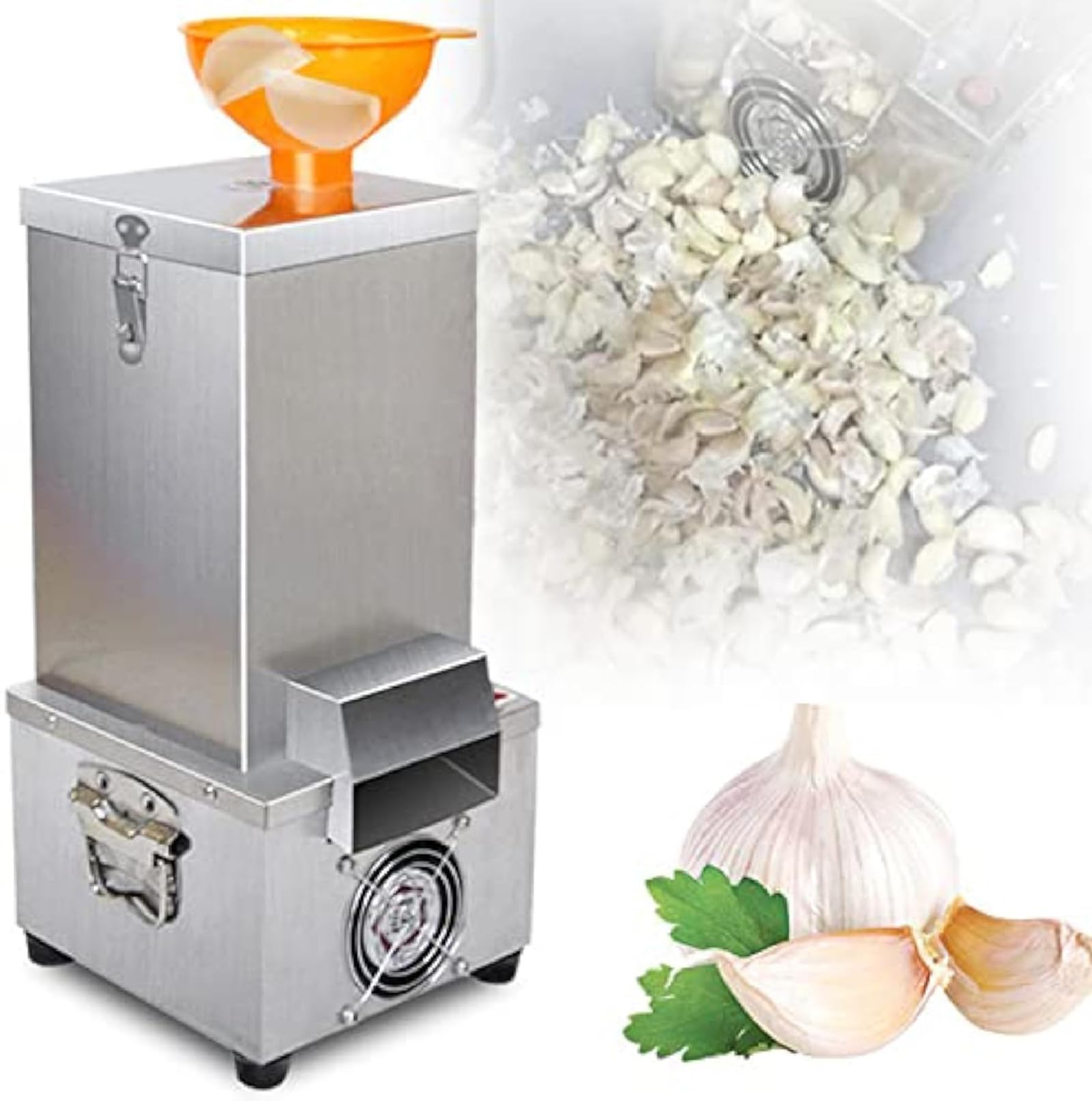 AYCDL Commercial Electric Garlic Peeler Machine, 25kg/H Stainless Steel Garlic Cloves Peeling Tool for Restaurants, Barbecue Shops, and Canteens - Efficient & Durable
