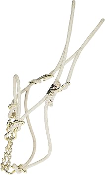 Cotton Cow Halter with Chain | Premium Heavy Duty Cattle Halters | Equestrian Equipment | Cotton Rope | Strong, Durable, Comfortable Cow Halter | Calf