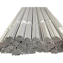 5Pcs Titanium Rod Dia 7mm 0.276" Length 500mm 19.685" RISON Titanium GR5 Titanium Bar 6al-4v Round Bar 7mmx500mm Titanium Round Rod