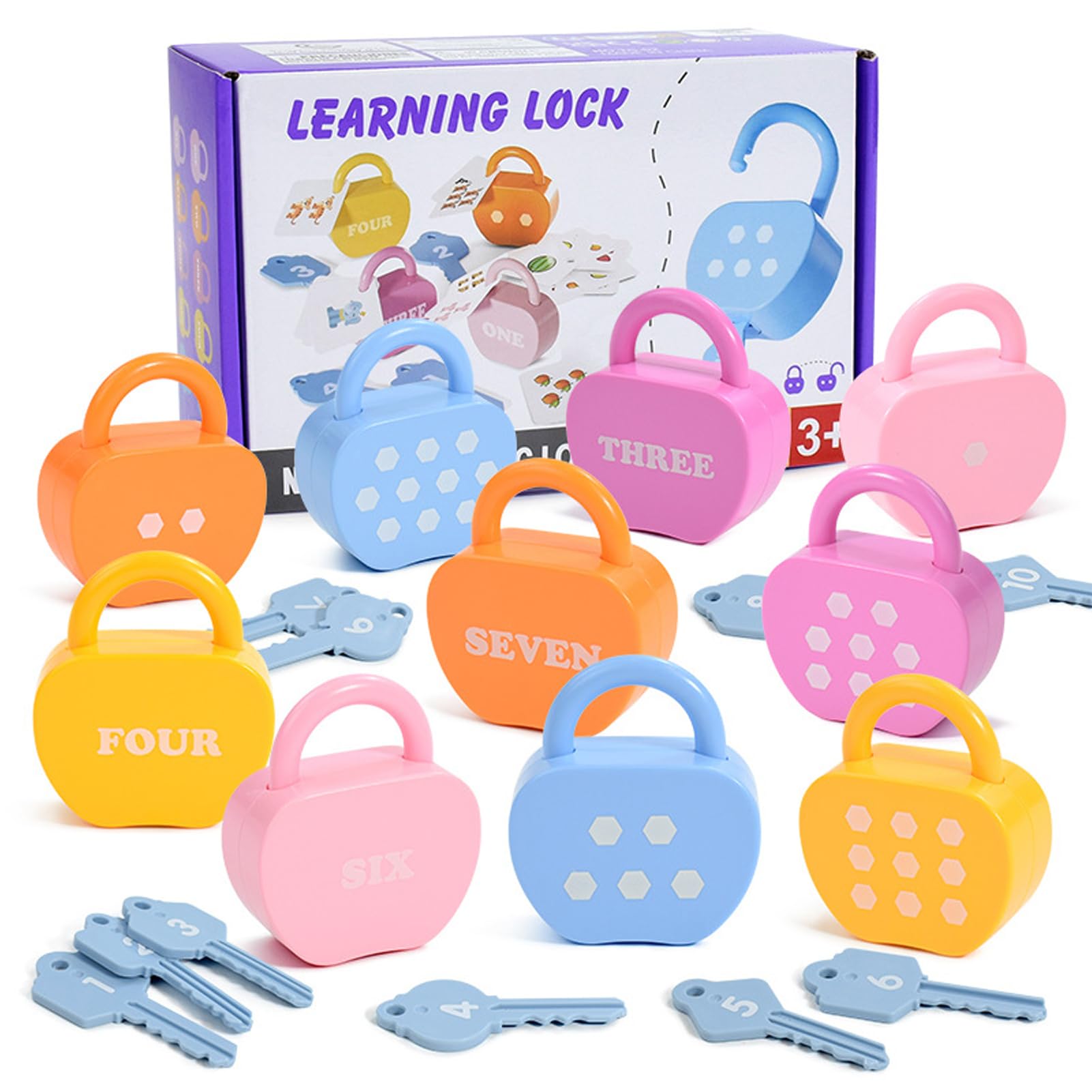 Gioco di sblocco di numeri e lettere abbinati, giocattolo per potenziare il cervello dei bambini piccoli, attività per potenziare il cervello