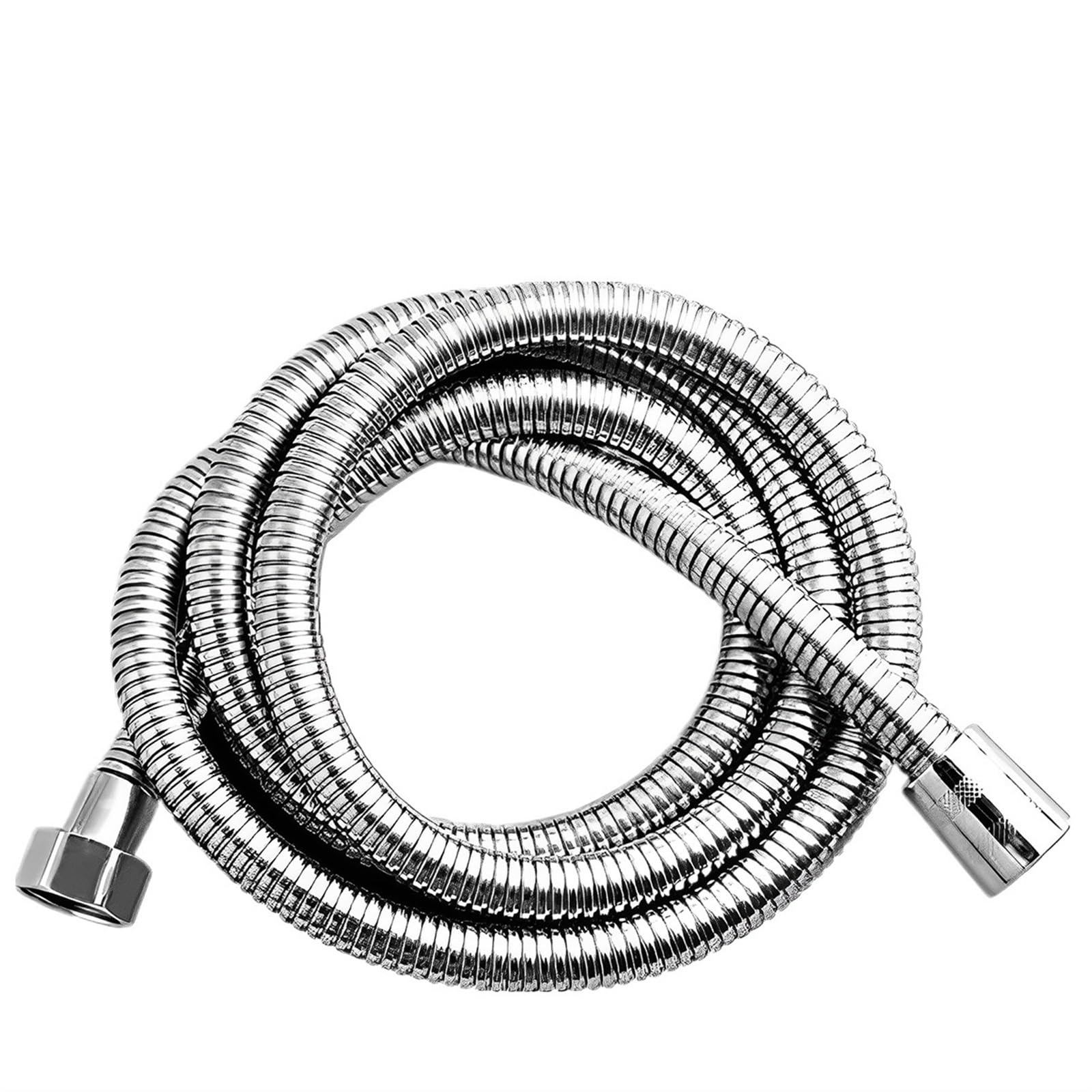Manguera Ducha Manguera de Ducha Flexible de Acero Inoxidable, extensión de Manguera de Agua for Ducha de baño, Piezas de Repuesto giratorias(2PCS)