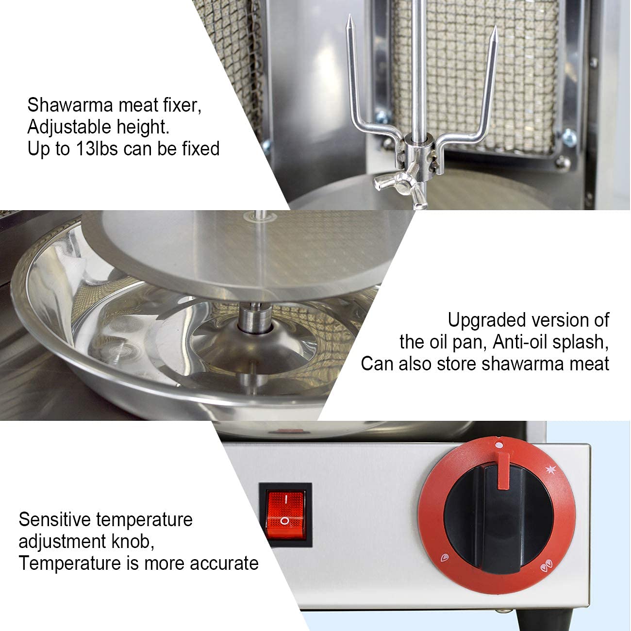 li bai doner kebab shawarma gyro machine