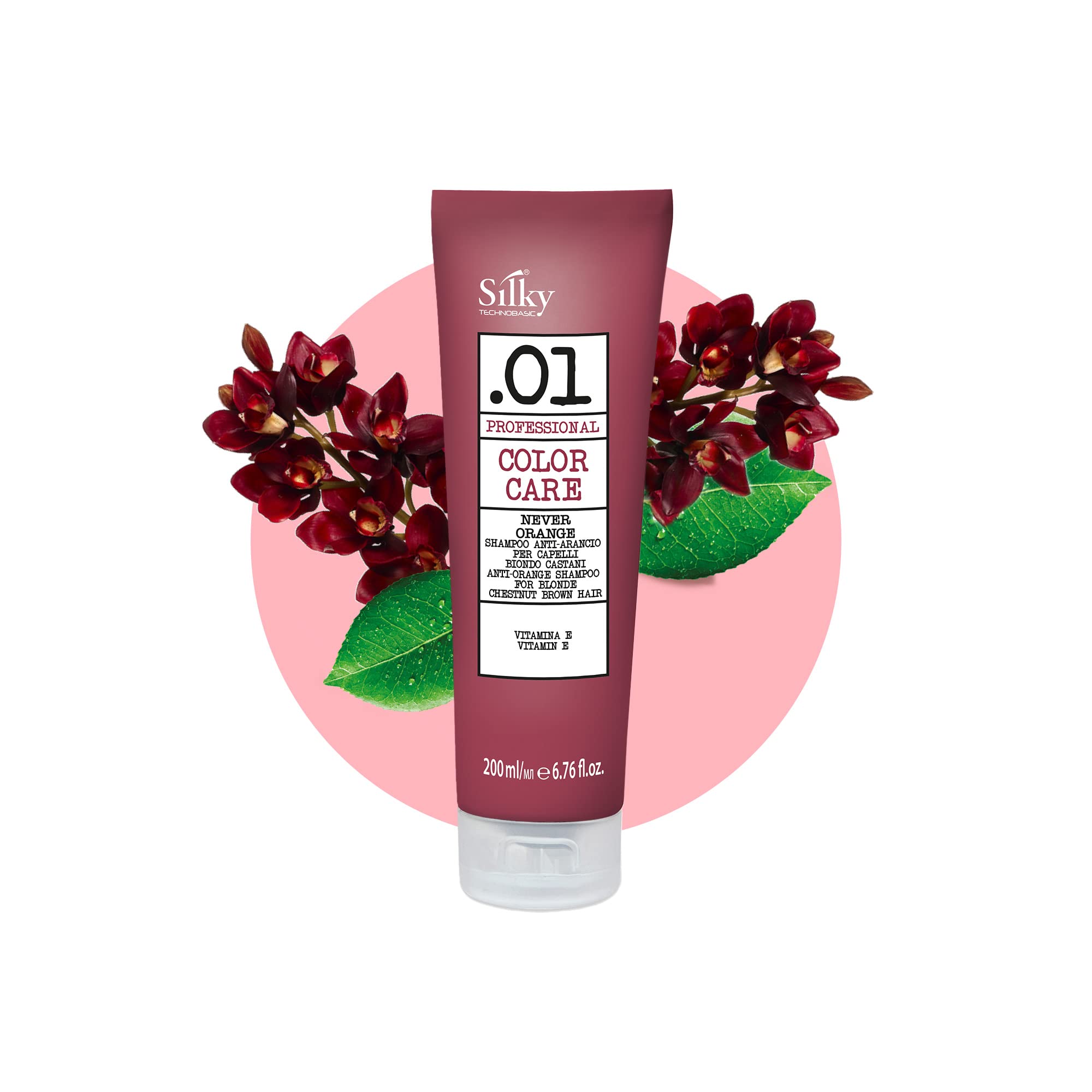 SILKY .01 ANTI-ORANGE SHAMPOO TO NEUTRALIZE ORANGE REFLECTIONS AND GET UNIFORM RESULTS (1000 ML)