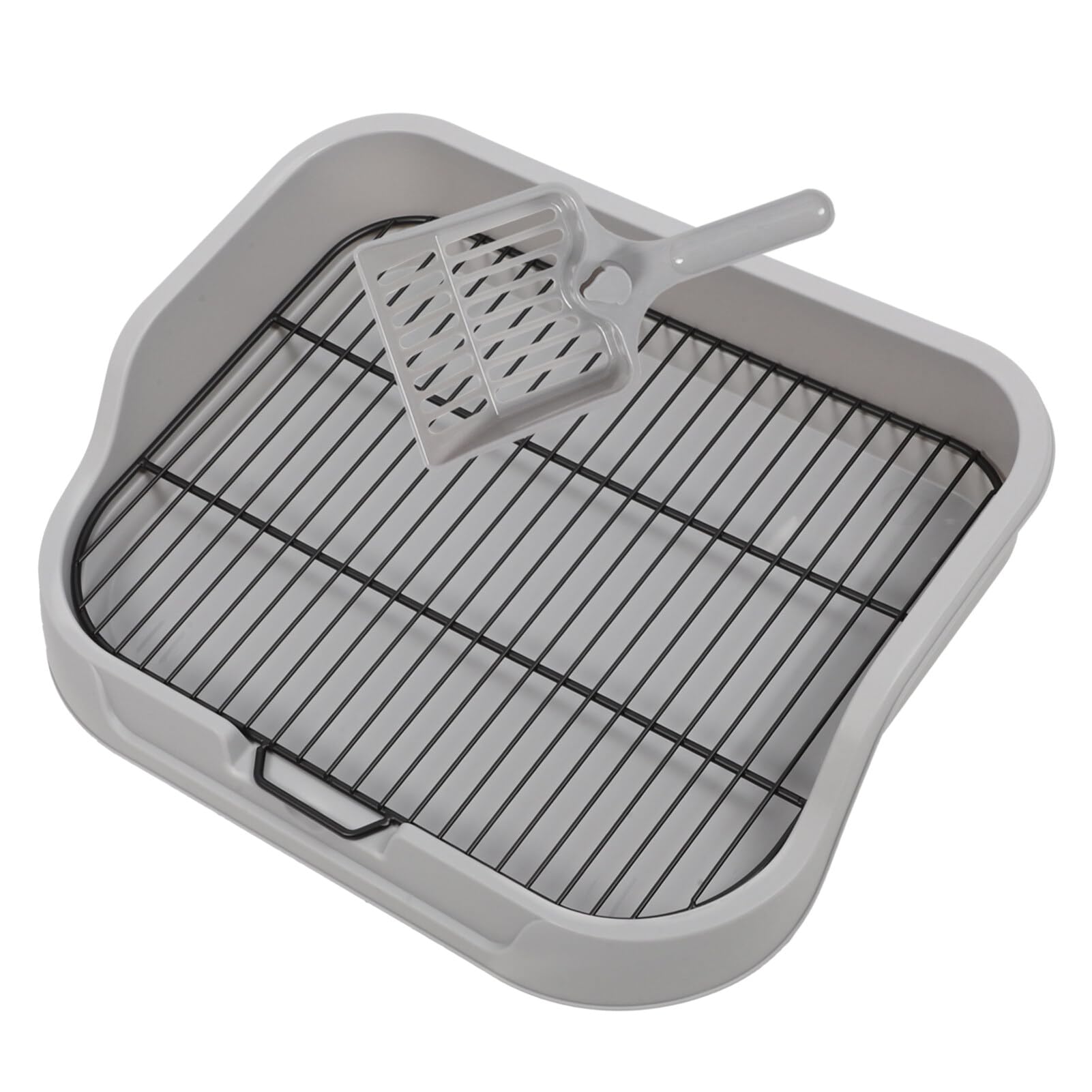 Vassoio In Plastica Per Gabbia Di Animali – Fondo Antiperdita Con Bordi Rialzati, 44x29 Cm, Per Conigli, Pappagalli E Cani