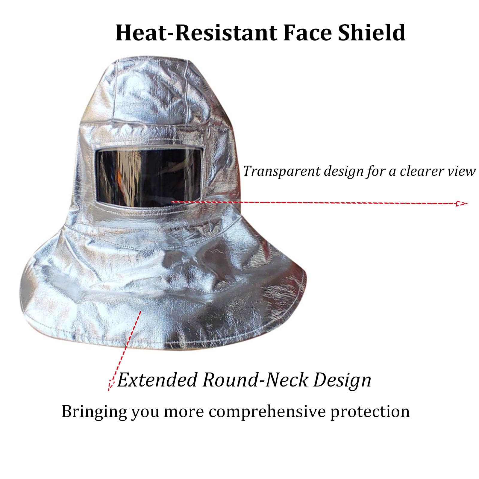 Traje de protección contra radiación térmica: Ropa Resistente al Calor con Revestimiento de Aluminio para Operaciones químicas, de extinción de Incendios y de Rescate.
