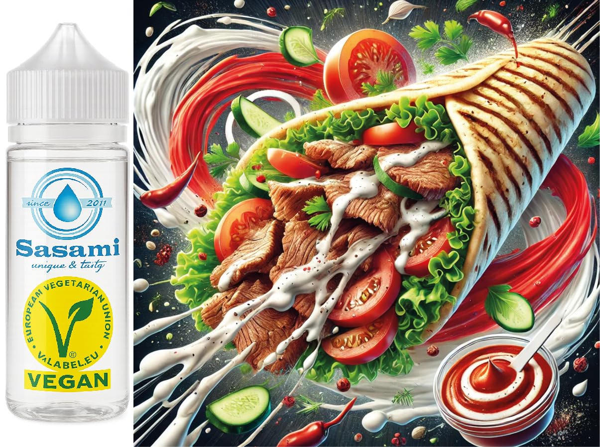 Arôme döner kebab sans viande Sasami formule liquide concentrée 100 ml - 8