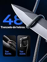 Vista 6 de LISEN Cable de carga rápida tipo C de 240 W [10 pies, paquete de 2] cables largos USB C de carga rápida de 10 pies C a C, cable de carga rápida PS/2