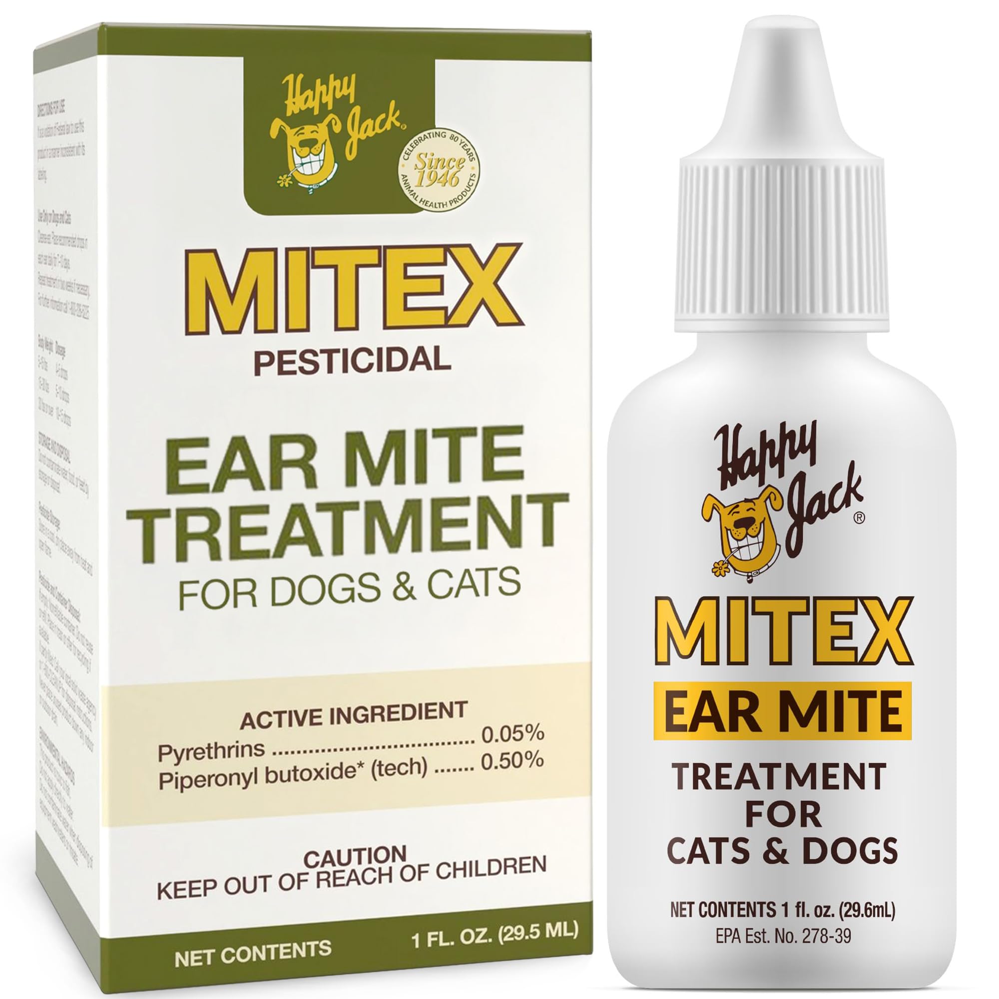 Happy Jack Mitex Ear Mites Treatment