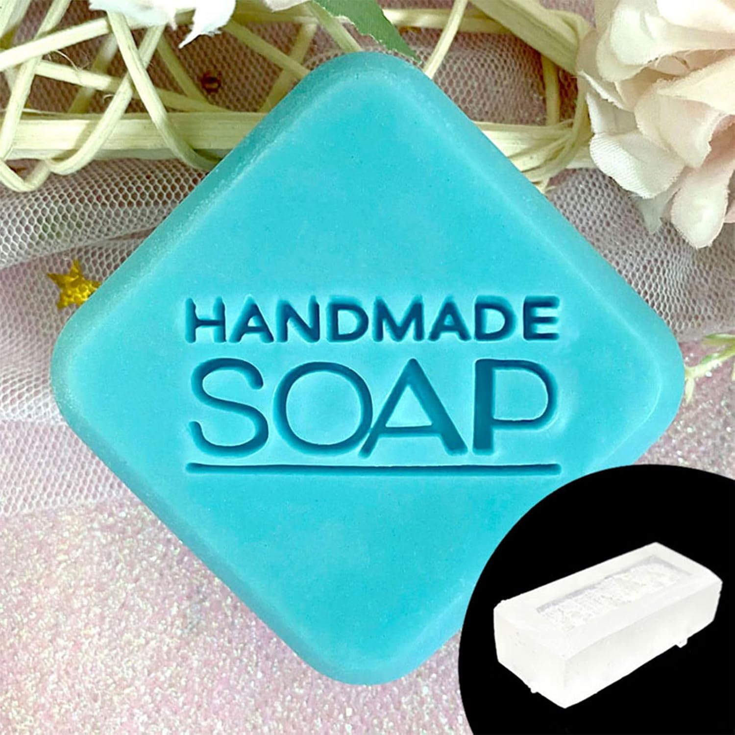 Transparent Soap Stamp Words Acrylic Chapter Natural Essential Oil Seal Personalized Acrylic Making Embossing