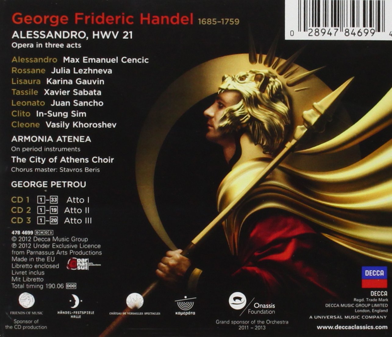 Handel: Alessandro