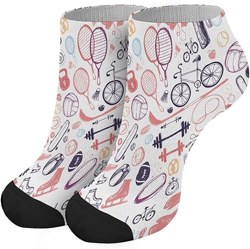 devor No Show Socks for Women Athletic Sock for Girl Ankle Socks Fashion Sport Mid Crew Socks for Women