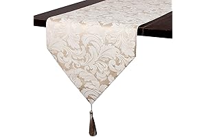 EHouseHome Jacquard Damask Table Runner
