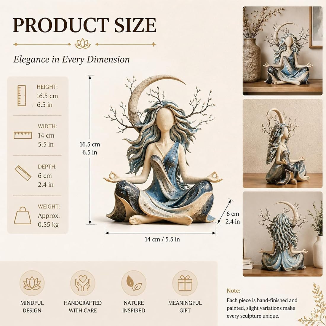 Figura escultórica Serenidad, Crecimiento, Armonía Interior (Todos)