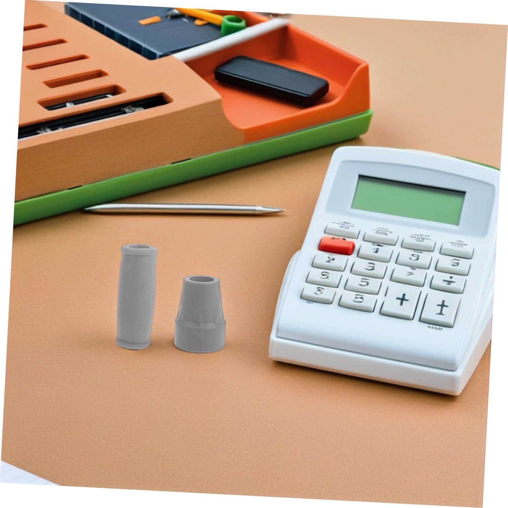 PACKOVE 4sets Cuscinetti Per Stampelle Coperture Per Impugnatura e Cuscini Ascellari Punta in Gomma Per Bastone Da Passeggio e Tappi Di Ricambio Per Piedini Di Deambulatore Kit Di Accessor