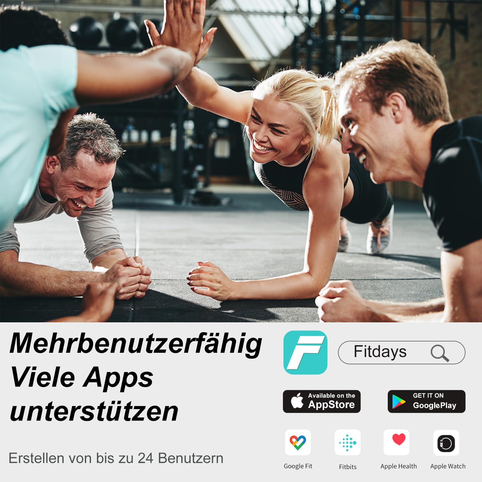 Körperfettwaage mit Handsensoren, 8 Elektroden Körperanalysewaage mit TFT Display, Waage mit Körperfett und Muskelmasse, 28 Körperanalysewaage der Körperzusammensetzung, Personenwaage für 24 Nutzer