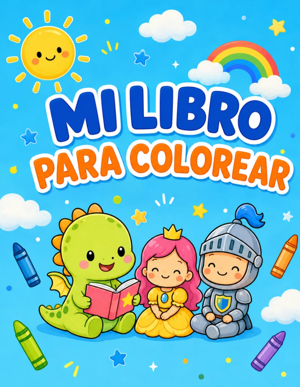 MI LIBRO PARA COLOREAR: Para niños de 3 a 6 años | Animales y diversión