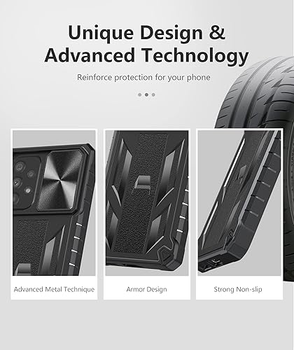 Miniatura 7 de SOiOS Funda para Samsung Galaxy A53 5G Cubierta de protección a prueba de caídas de grado militar con soporte  TPU resistente a prueba de golpes con