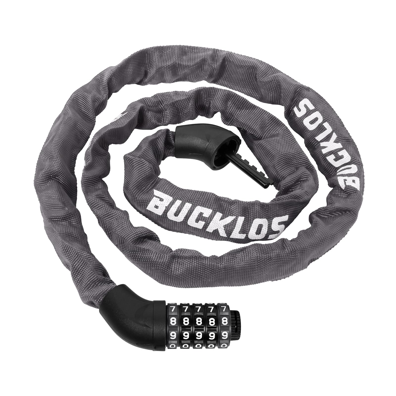 AEYINO Combination Bike Lock 1.5m/5FT Bicycle Lock with Hardened Chain