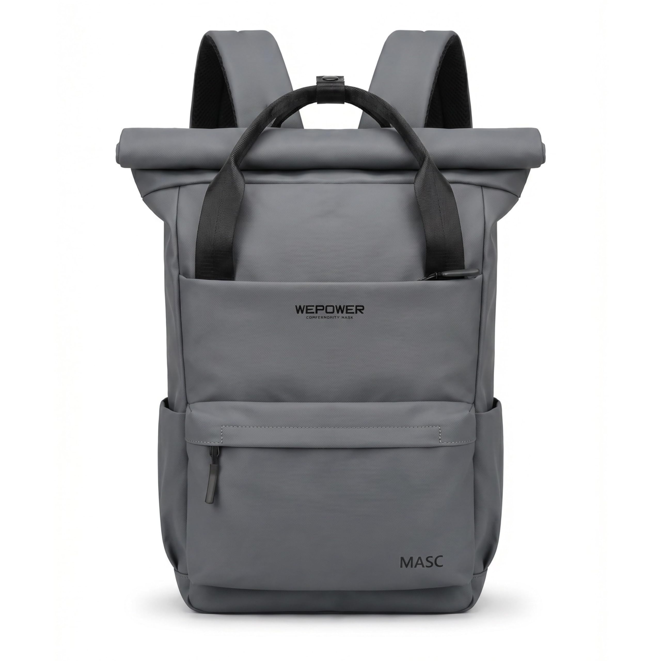Mochila Rolltop para Ordenador Portátil, Mochila Profesional Elegante con Múltiples Compartimentos, Ergonómica e Impermeable, ideal para la Oficina