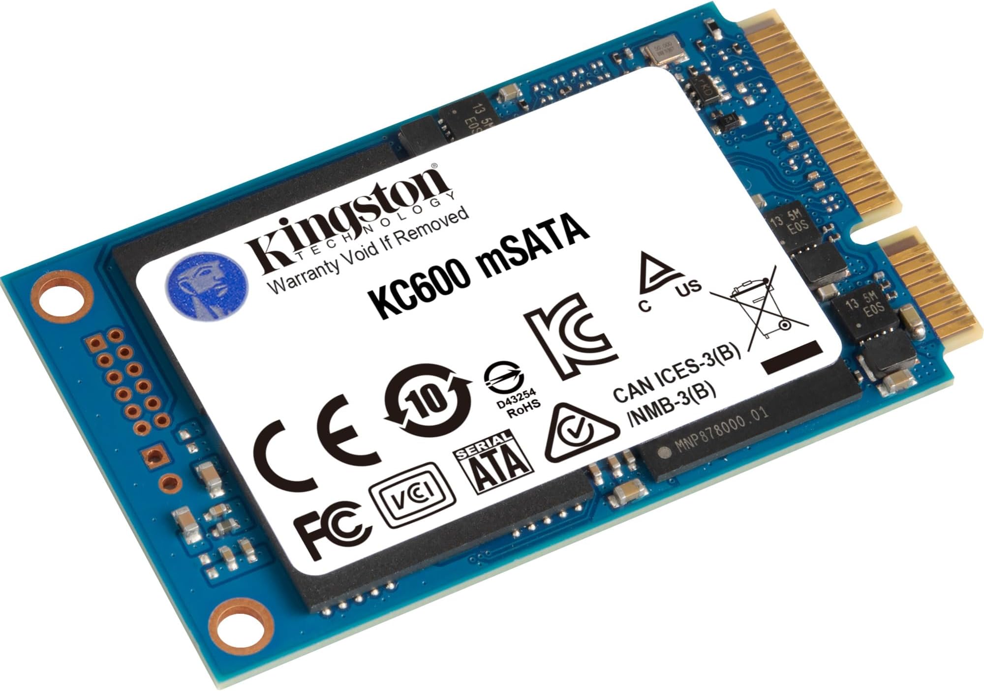 Kingston 256G KC600 SATA3 mSATA SSD | SKC600MS/256G