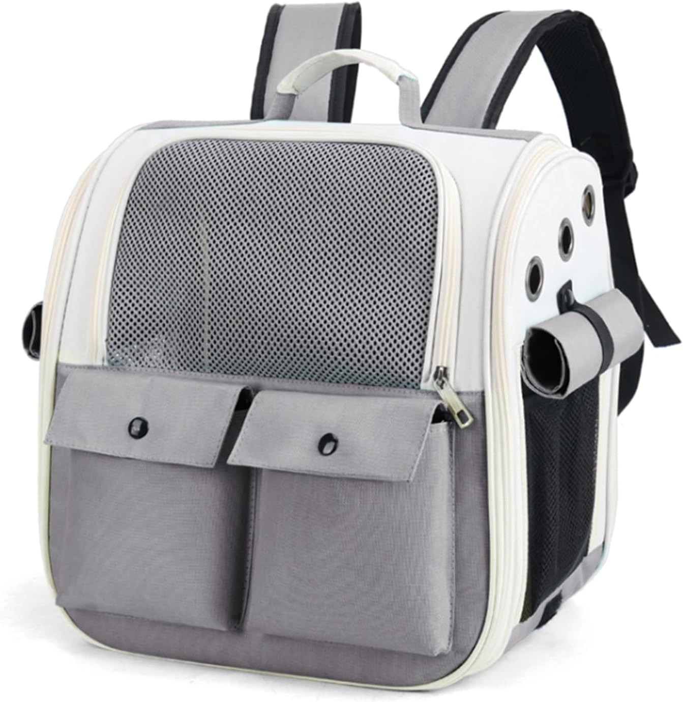 Cat Backpack Carrier, Designed for Cats and Small Dogs Small Animal Pet Backpack Carrier, Breathable Foldable Lightweight Comfort, Shoulder Pet Backpack (Pink)