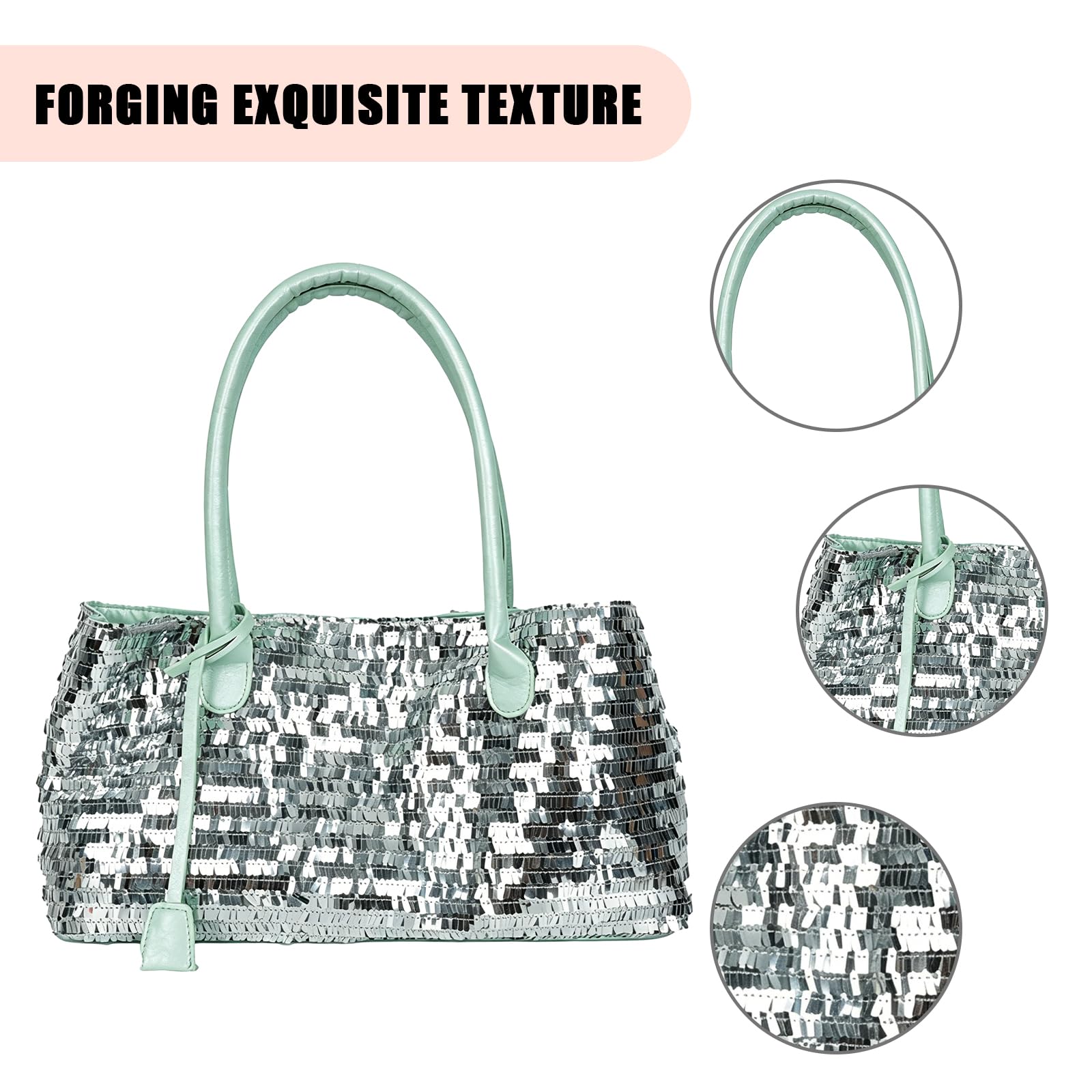 Borsa con strass scintillanti Borsa glitterata pochette da sera