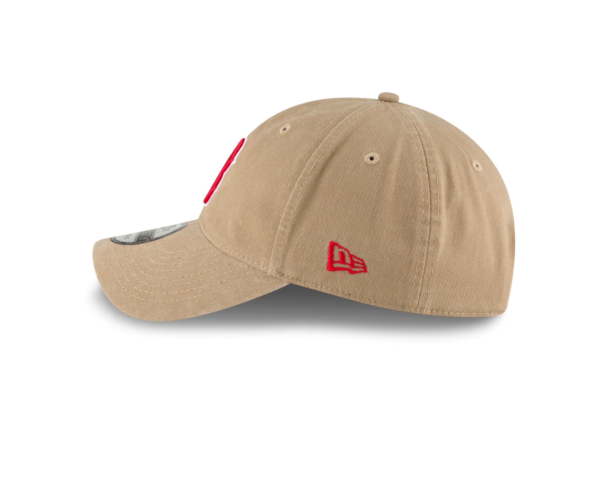 New Era Boston Red Sox MLB Core Classic Marrone 9Twenty Berretto Regolabile