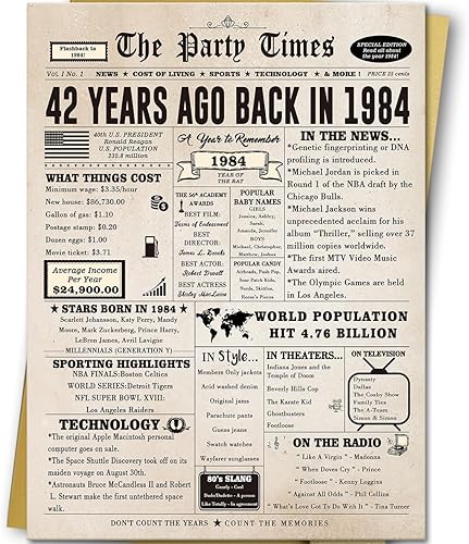 Miniatura 12 de Tarjeta de feliz cumpleaños número 41 para mujeres y hombres, divertida tarjeta de regalo de cumpleaños de 41 años para marido, esposa, él, ella,