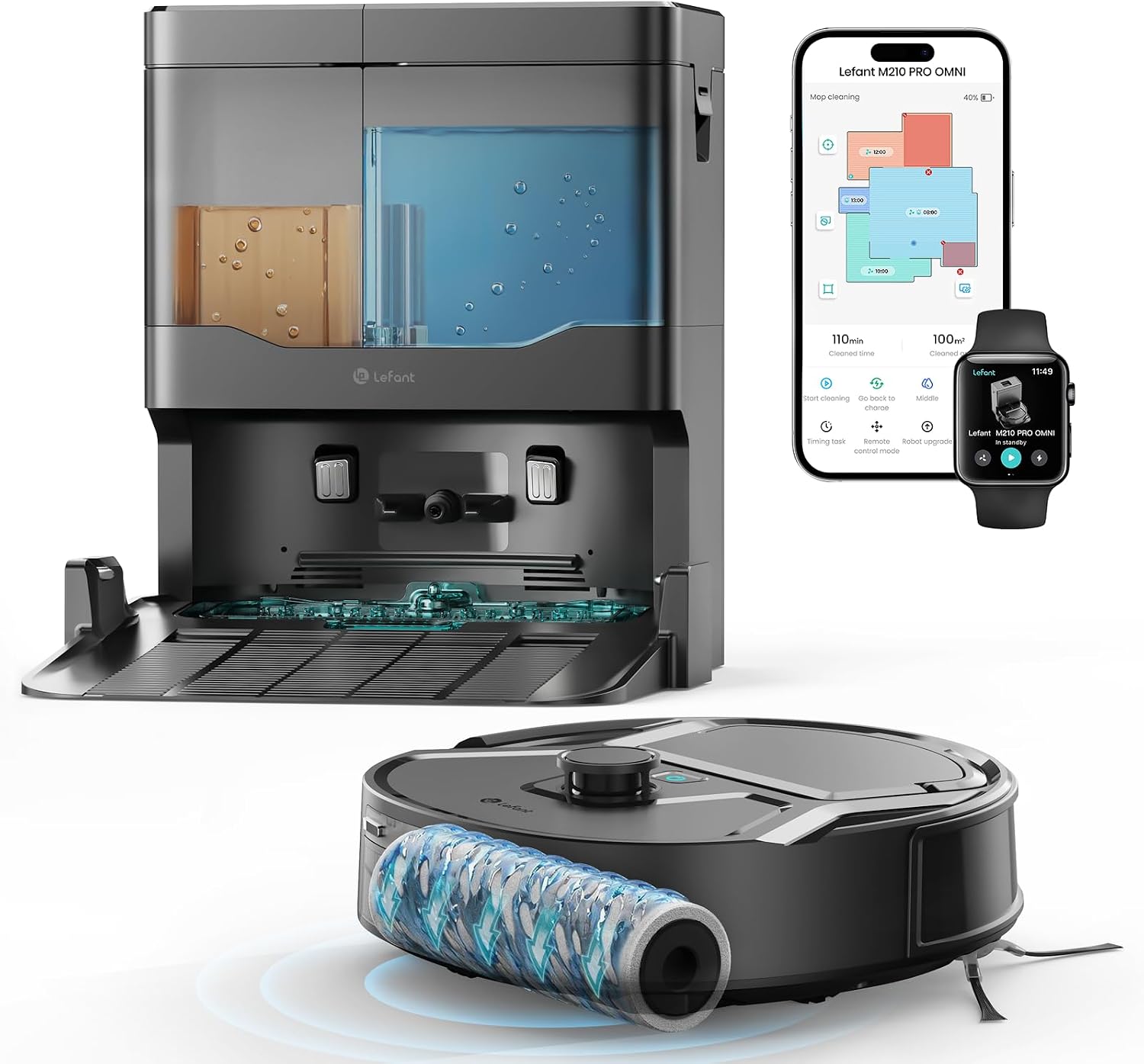 Lefant Aspirateur Robot d’Aspiration Automatique