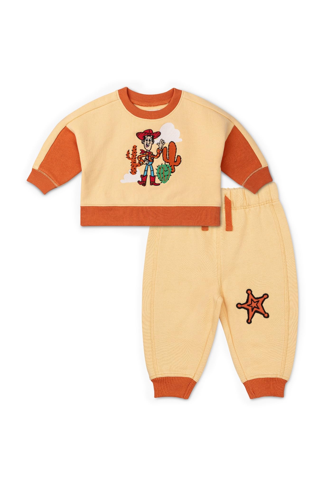 monica + andy unisex-child Organic Sporty Sweatsuit