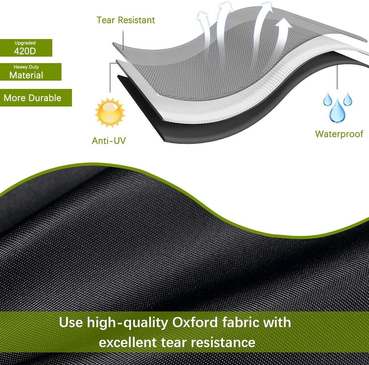 Cement Mixer Rain Protector Heavy-Duty Waterproof 600D Oxford Outdoor Loader Protection, 59.06" × 33.46" × 51.18", Fits Most Mini Skid Steers, Bobcat, Kubota, Toro Dingo, Vermeer, New Holland