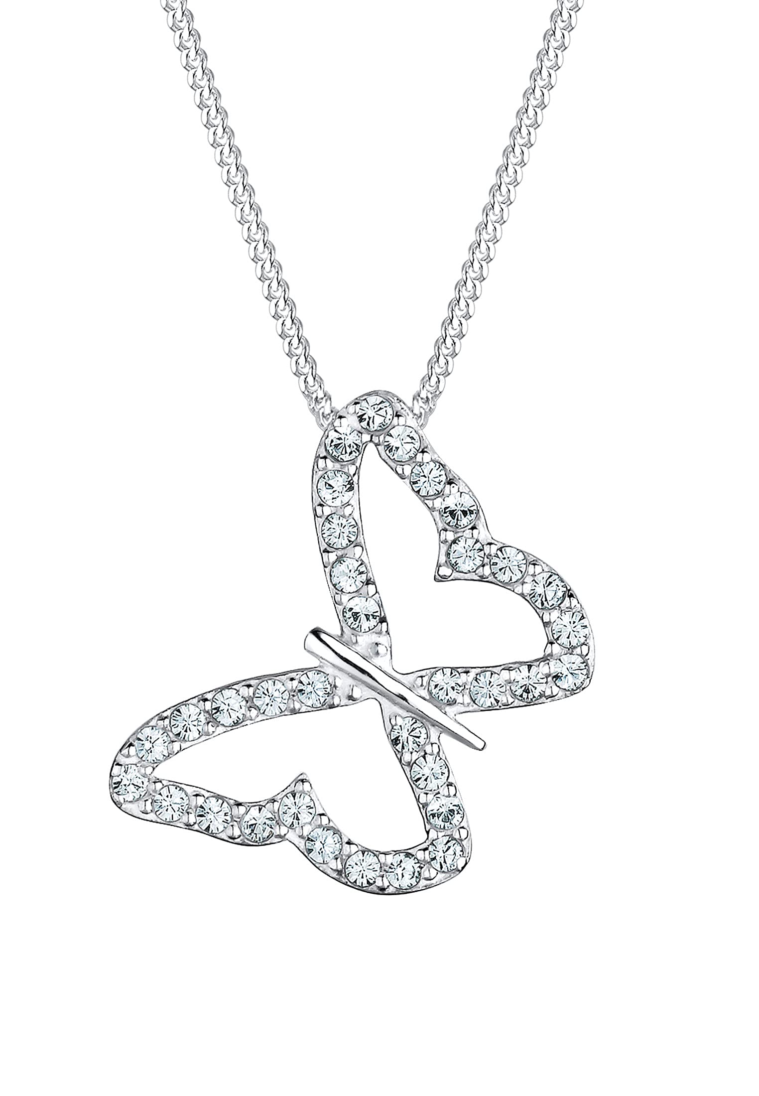 Elli Necklace Elli Necklace Butterfly Crystals 925 Sterling Silver