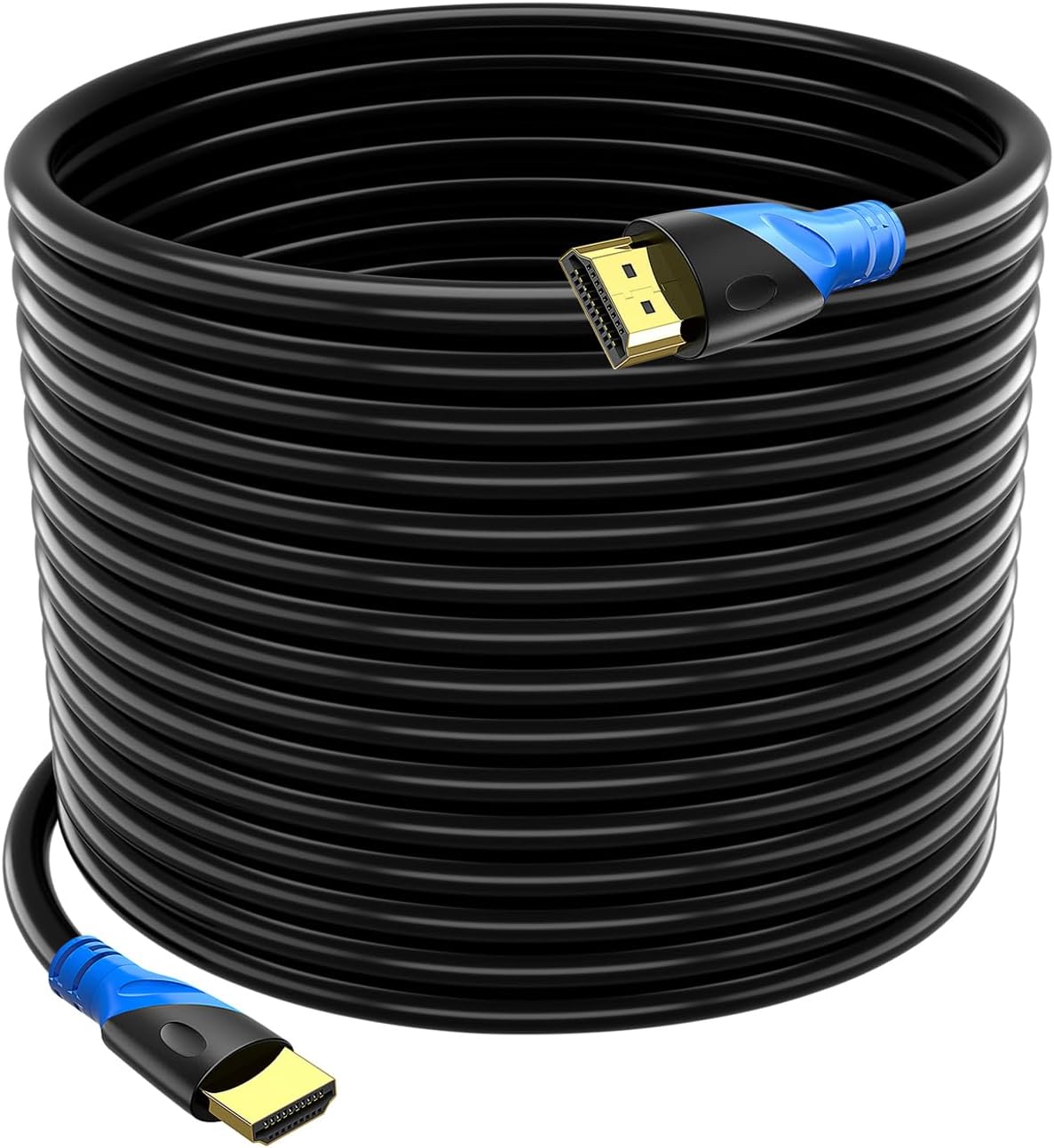 - 4K HDMI 75 FT Cable (HDMI 2.0,18Gbps) Ultra High Speed Gold Plated Connectors,Ethernet HDMI Cord, 4K@60HZ 2K 1080P 3D ARC Compatible with UHD TV Monitor Laptop Xbox PS4/PS5 ect(23m)