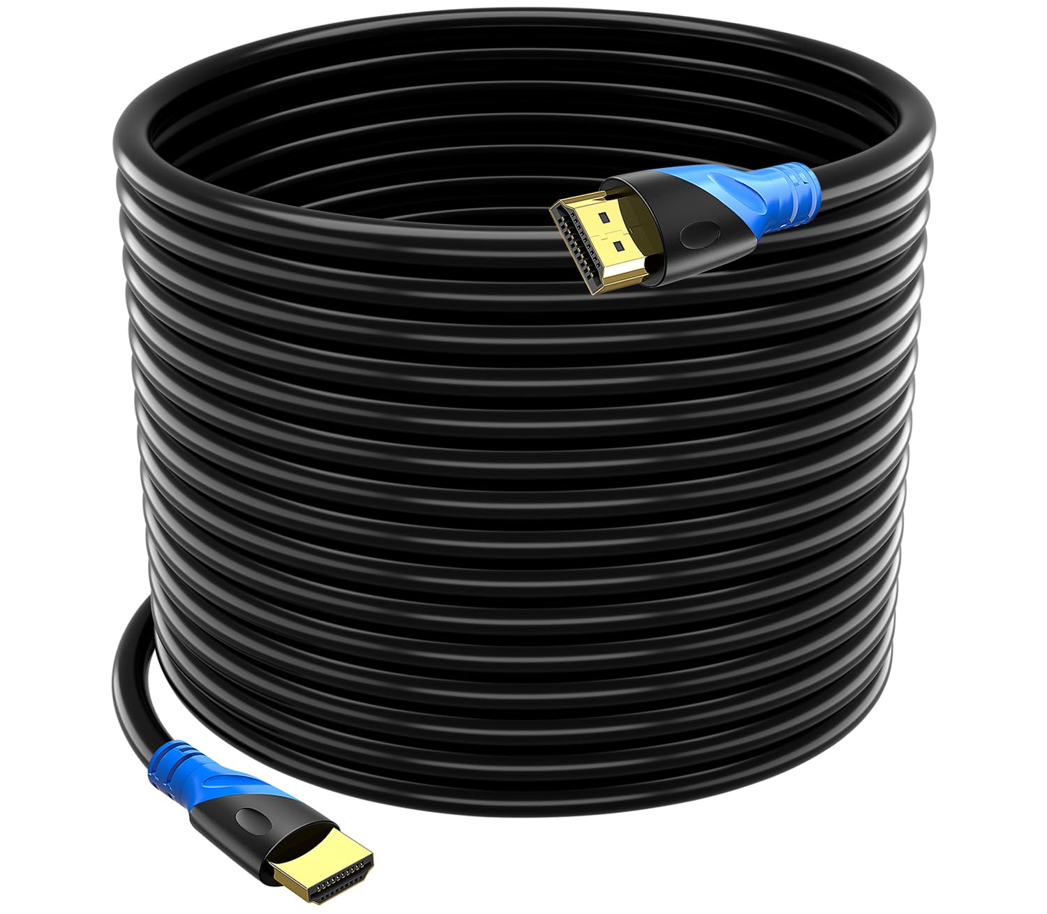 4K HDMI 75 FT Cable (HDMI 2.0,18Gbps) Ultra High Speed Gold Plated Connectors,Ethernet HDMI Cord, 4K@60HZ 2K 1080P 3D ARC Compatible with UHD TV Monitor Laptop Xbox PS4/PS5 ect(23m)