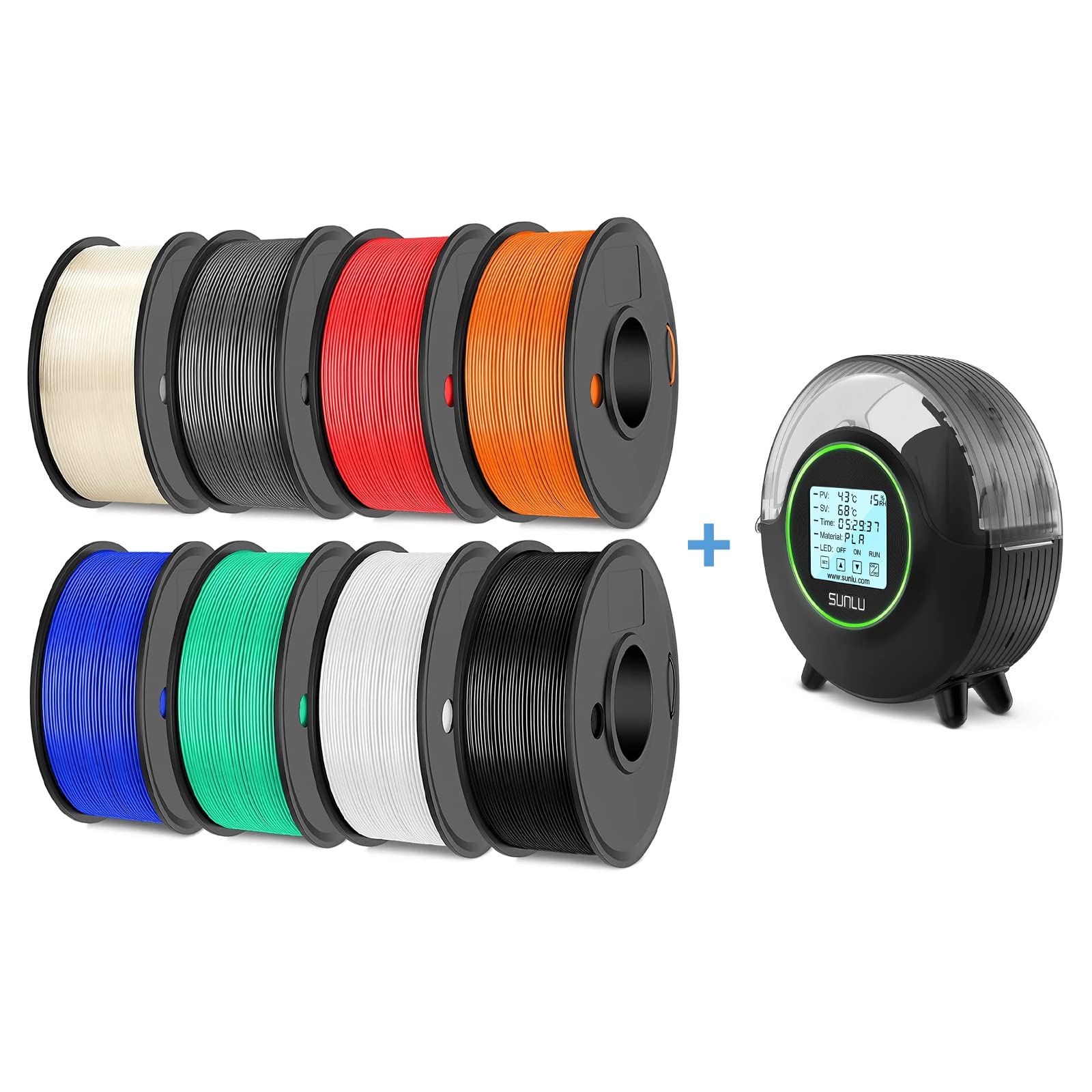 Filament Dryer Box,Upgrade FilaDryer S2 Dry Box,SUNLU Dry Box for 3D Printer Filament,Keep 3D Filame