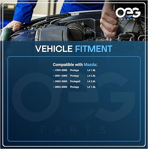 Miniatura 4 de OEG Parts Nuevo alternador compatible con Mazda Protege 1.8L 2.0L 1999-2003 A2TB0191, A4A2FB0191, A2TB1091A, FP3418300, FP3418300A, FP3418300B,