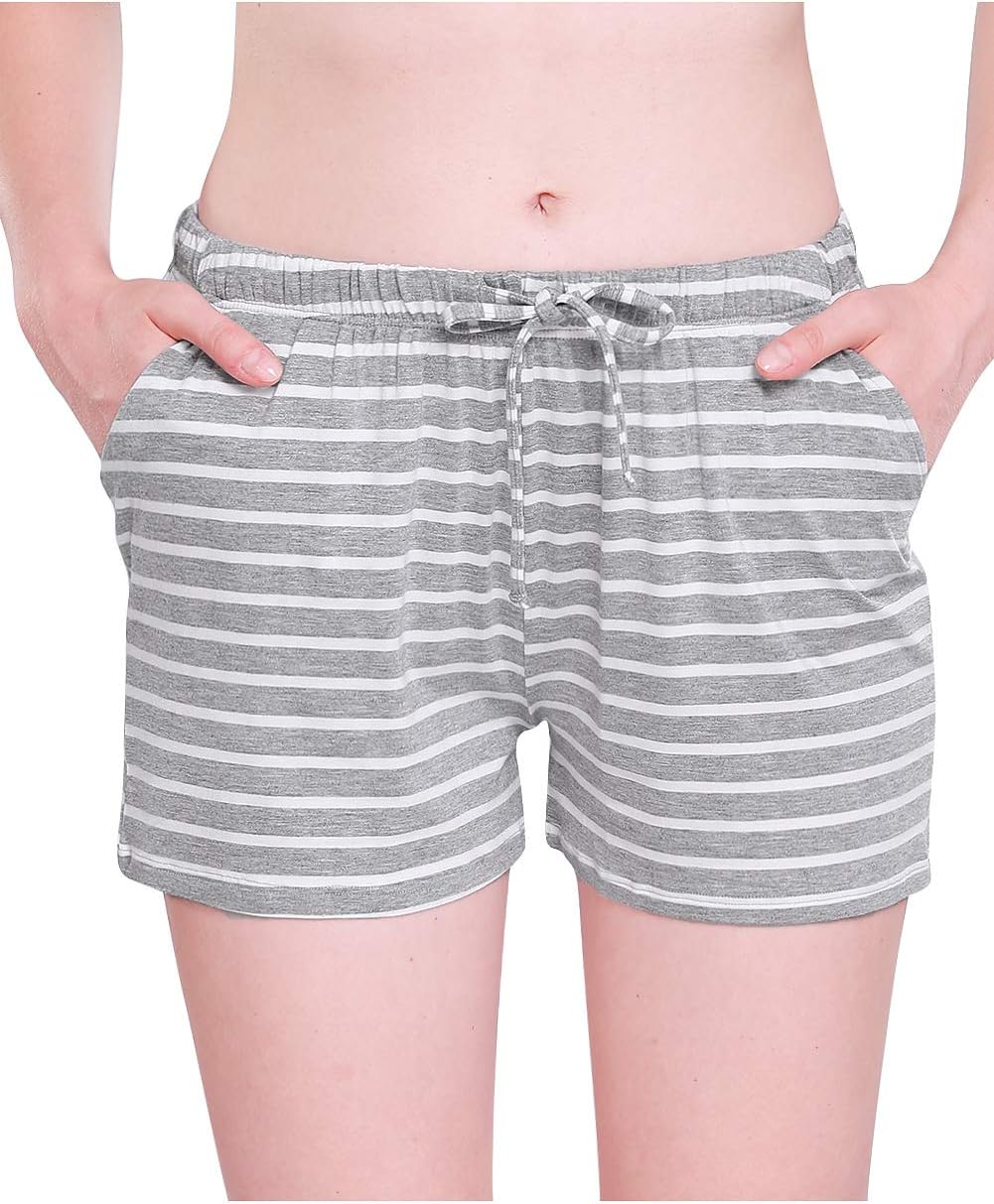 Vislivin Womens Pajama Shorts Sleep Shorts Stretchy Pajama Pants - Image 2